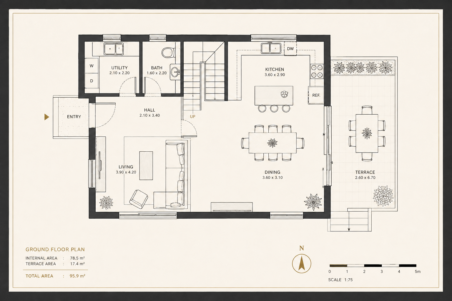 Architectural planning detail